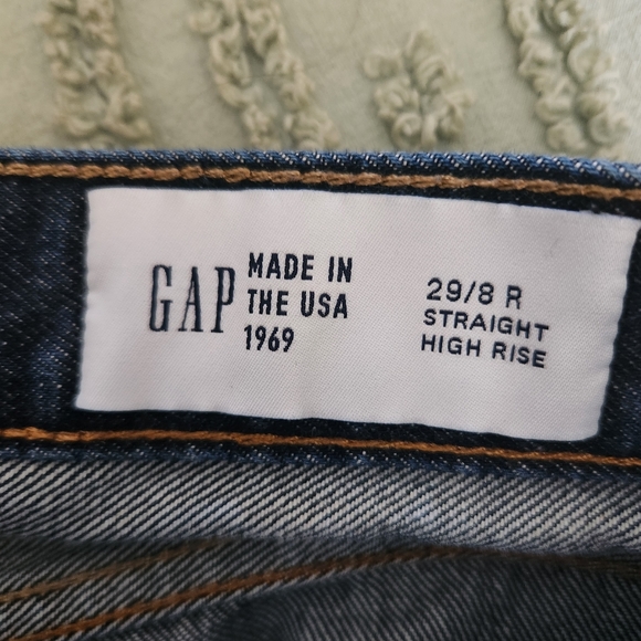 GAP Made in USA Straight High Rise sz29 - Picture 3 of 5